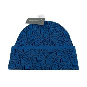 Michael Kors Beanie Hat Men/Unisex Style 34168 MK Signature $58